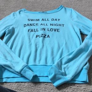 Wild fox blue pullover